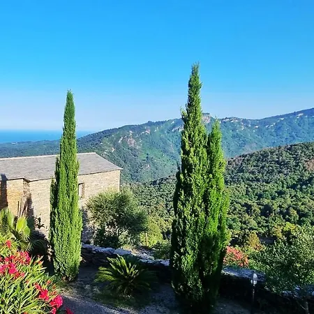 Domaine Colonna-Santini Gite Avec Piscine & Spa, Vue Mer Et Montagnes Vakantiehuis *