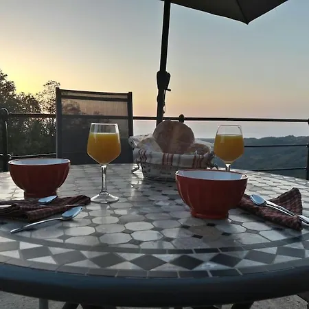 Domaine Colonna-Santini Gite Avec Piscine & Spa, Vue Mer Et Montagnes * Porri