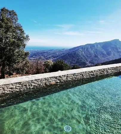 Domaine Colonna-Santini Gite Avec Piscine & Spa, Vue Mer Et Montagnes * Porri