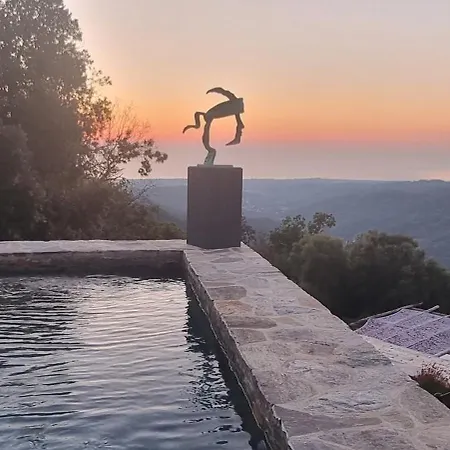 Domaine Colonna-Santini Gite Avec Piscine & Spa, Vue Mer Et Montagnes Semesterbostad